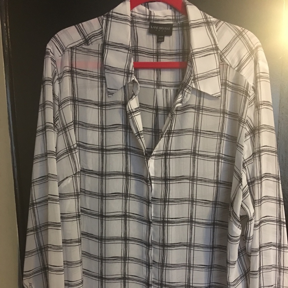 Lane Bryant sheer shirt